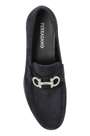 FERRAGAMO "Avril" suede loafers