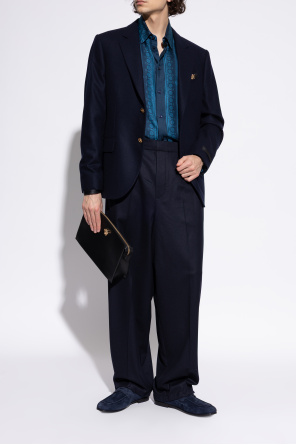 FERRAGAMO Wildleder-Loafer-Schuhe „Tiberio“