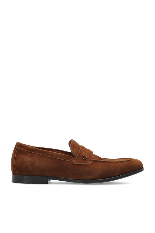 "Tiberio" suede loafers od FERRAGAMO