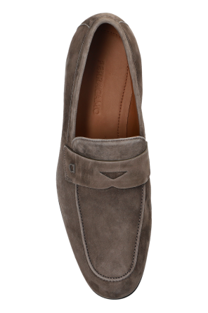 FERRAGAMO Tiberio suede loafers