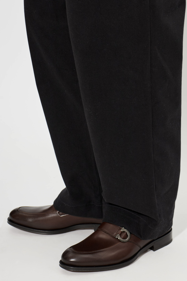 FERRAGAMO 'Scout' leather loafers