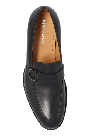 FERRAGAMO "Scout" leather loafers