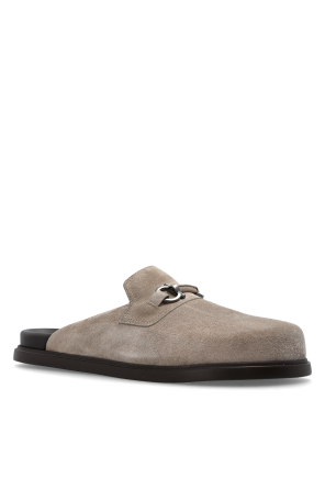 FERRAGAMO Suede slides `Santiago`