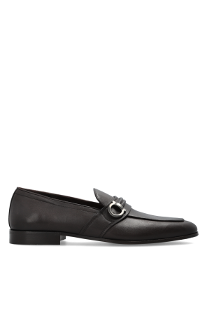 Zapatos tipo loafers de cuero "Saddle"