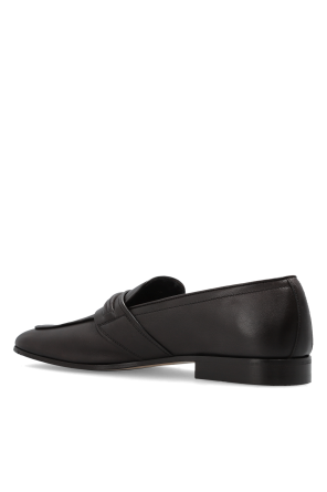 FERRAGAMO Saddle leather loafers