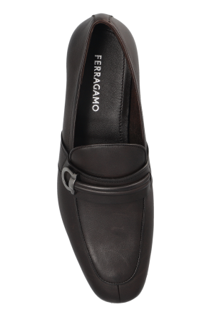 FERRAGAMO Saddle leather loafers