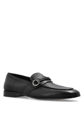 FERRAGAMO Leather 'Saddle' loafers