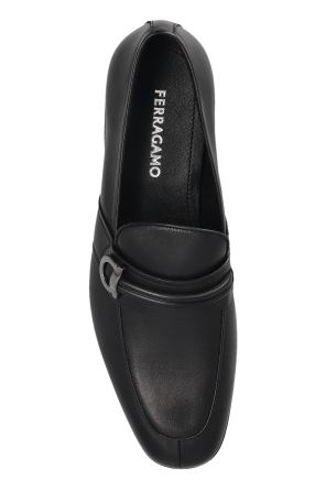 FERRAGAMO Leather 'Saddle' loafers