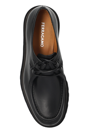 FERRAGAMO "Stanley" leather shoes