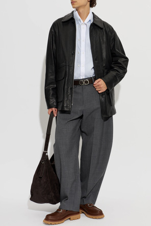 FERRAGAMO "Cocoon 2" leather loafers