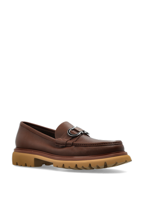 FERRAGAMO "Cocoon 2" leather loafers