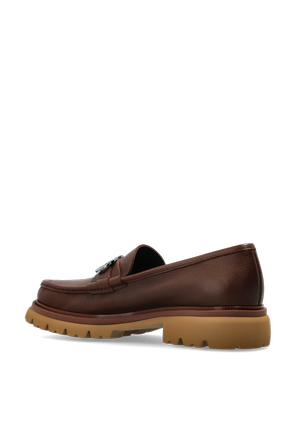 FERRAGAMO "Cocoon 2" leather loafers