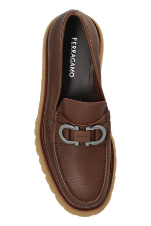FERRAGAMO "Cocoon 2" leather loafers