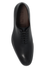 FERRAGAMO BLACK ‘Angiolo’ Oxford shoes