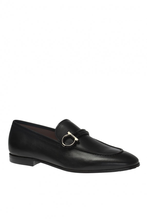 New Authentic Salvatore Ferragamo Amer Leather Men Driver Shoes Black 13  $695