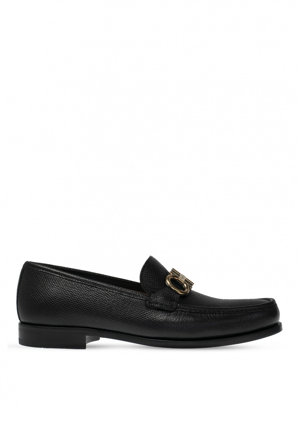 FERRAGAMO ‘Rolo’ leather moccasins