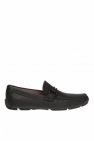 FERRAGAMO BLACK ‘Front 4’ moccasins