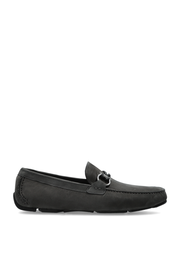 FERRAGAMO Suede loafers Front