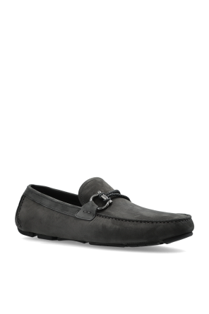 FERRAGAMO Suede loafers Front
