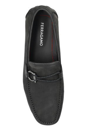 FERRAGAMO Suede loafers Front