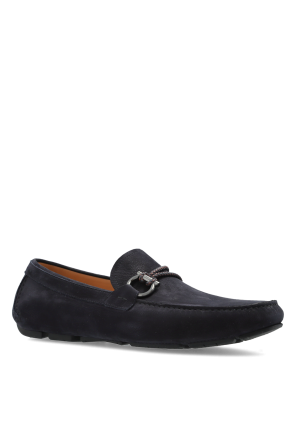 FERRAGAMO Mocasines de ante `Front`