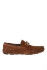 FERRAGAMO BROWN 'Parigi' suede moccasins