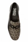 FERRAGAMO BLACK Horsebit loafers