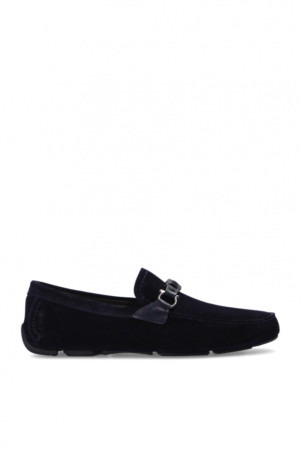 salvatore Occhiali Ferragamo ‘Stuart’ suede moccasins