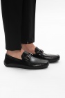 FERRAGAMO BLACK ‘Parigi’ moccasins
