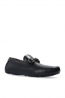 FERRAGAMO BLACK ‘Parigi’ moccasins