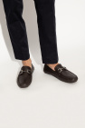 FERRAGAMO BROWN ‘Berra’ moccasins