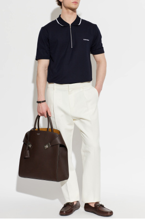 FERRAGAMO "Parigi New" leather loafers