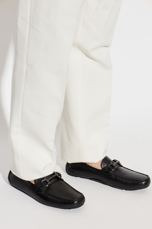 FERRAGAMO "Parigi New" leather moccasins