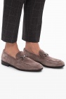 FERRAGAMO BROWN ‘Nebbiolo’ leather moccasins