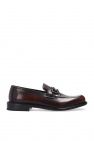 FERRAGAMO BROWN ‘Rodney’ leather moccasins