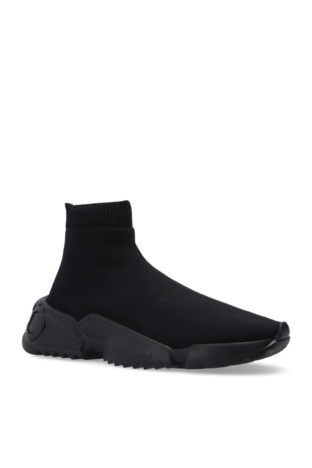 salvatore ferragamo high top sock sneakers
