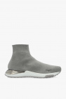 FERRAGAMO SILVER ‘Ninette’ sock sneakers