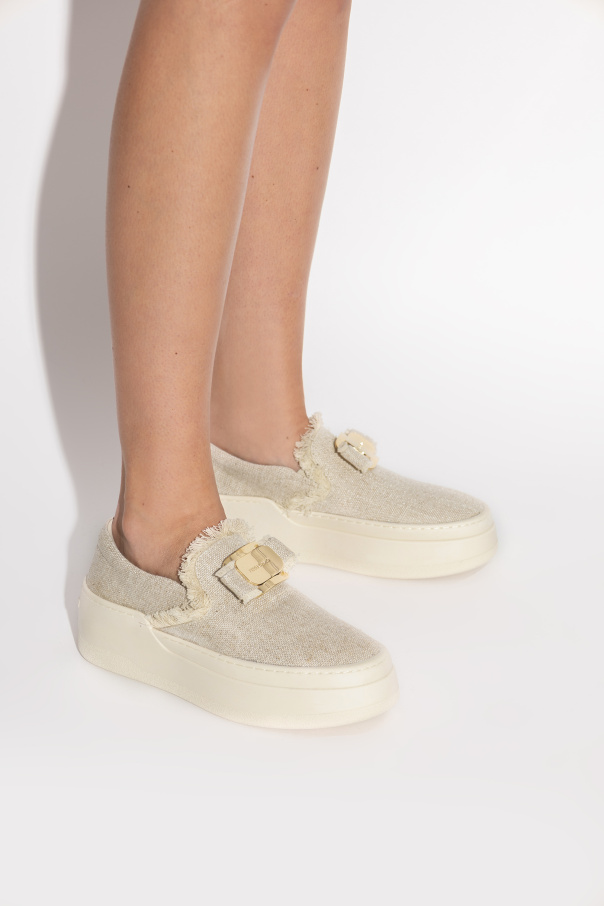 FERRAGAMO "Cristal" platform shoes