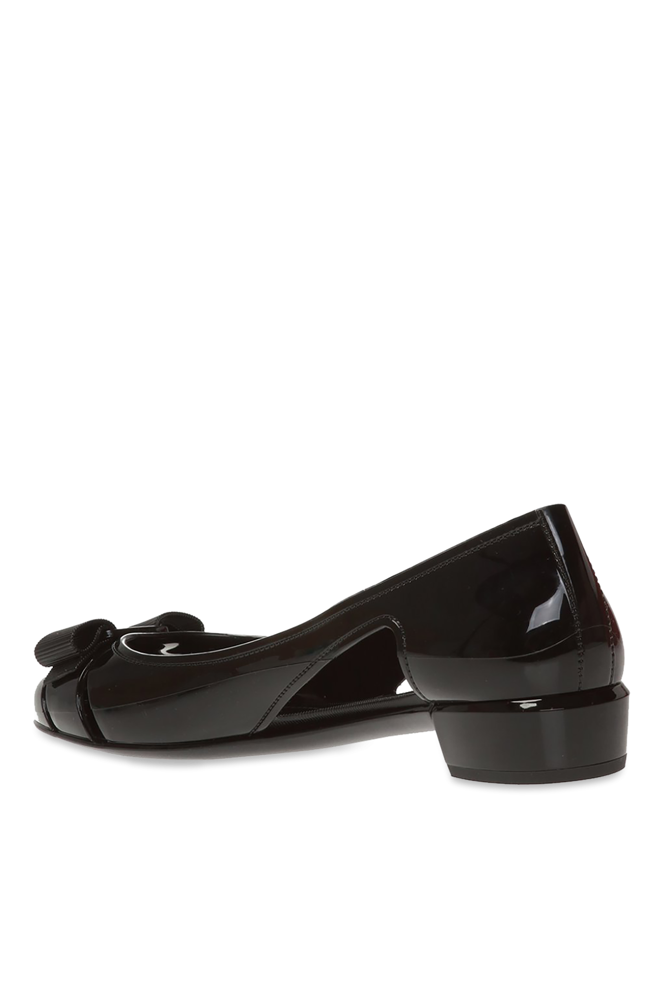 FERRAGAMO ‘Vara’ rubber ballet flats