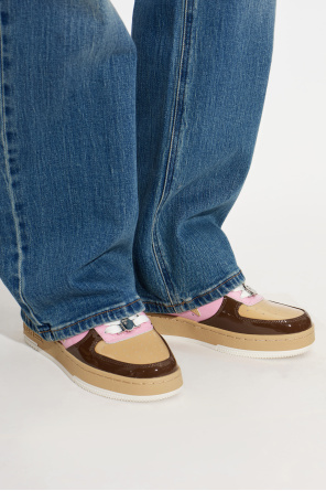 Leather sports shoes with logo od A BATHING APE®