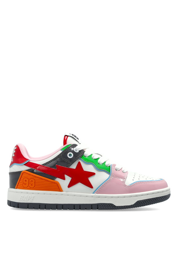 Leather sports shoes with logo od A BATHING APE®