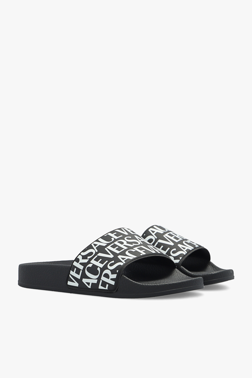 Versace Kids Slides with logo