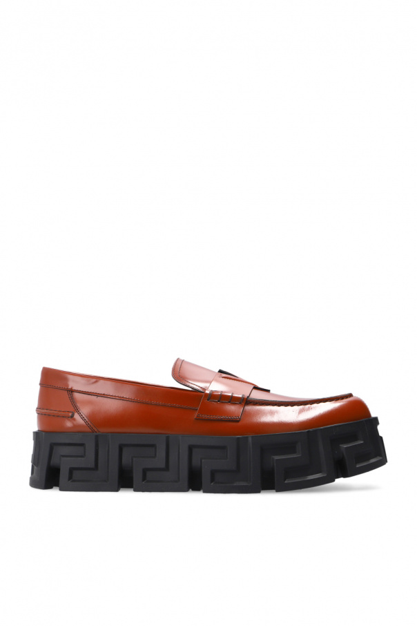 Versace Leather loafers