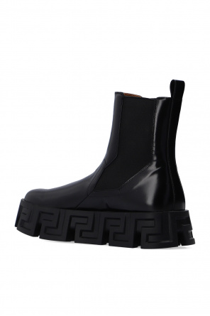 Versace Leather ankle boots