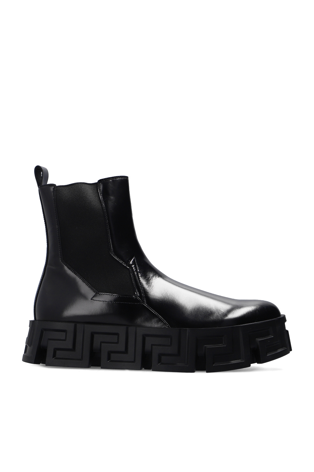 Versace Forever Comfort® Square Toe Lace-Up Boots