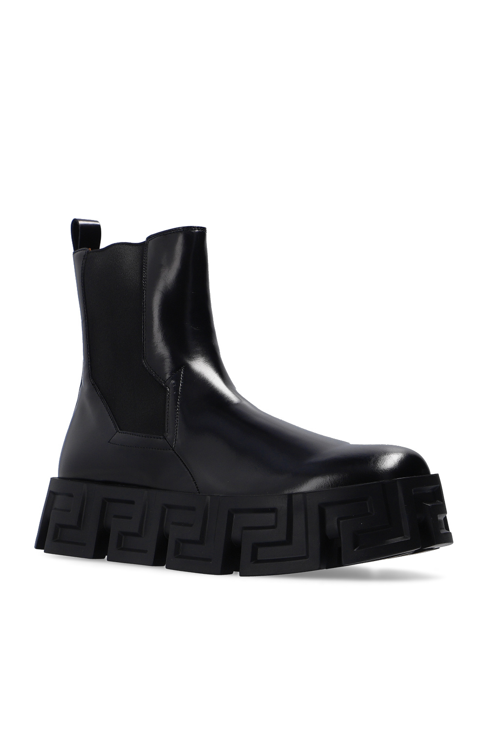 Versace Forever Comfort® Square Toe Lace-Up Boots