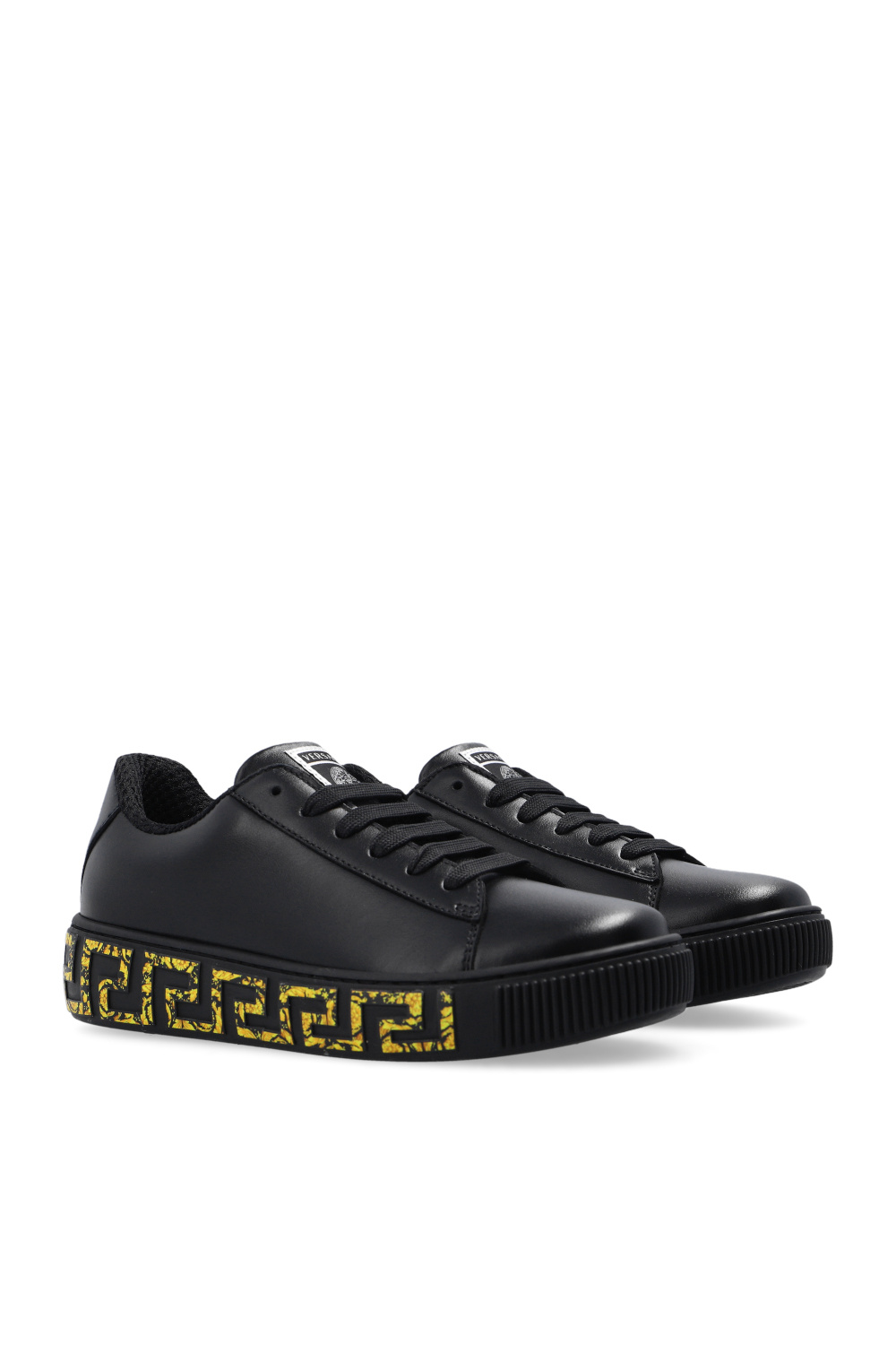 Versace Kids Leather sneakers