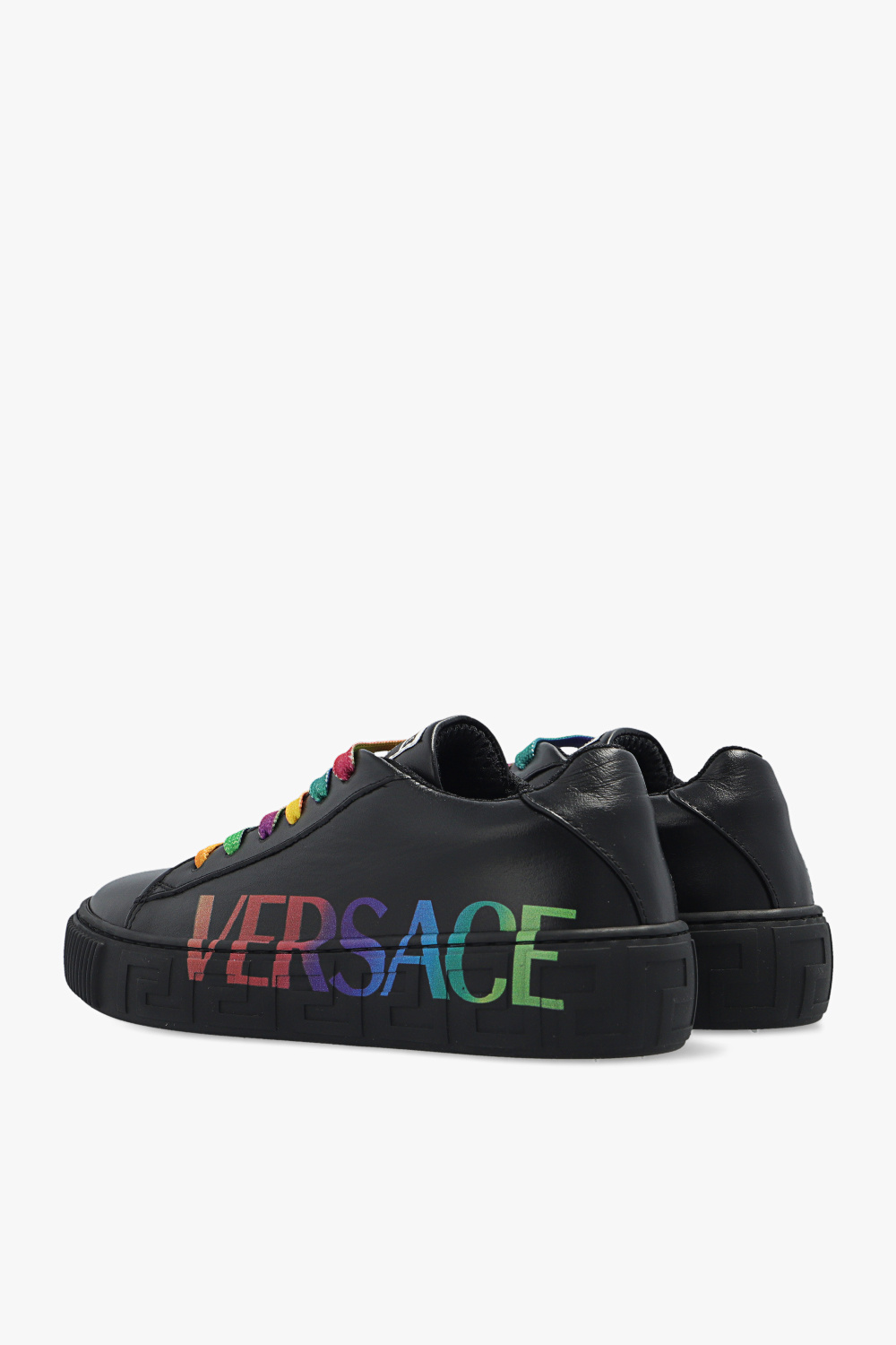 Versace Kids Leather sneakers