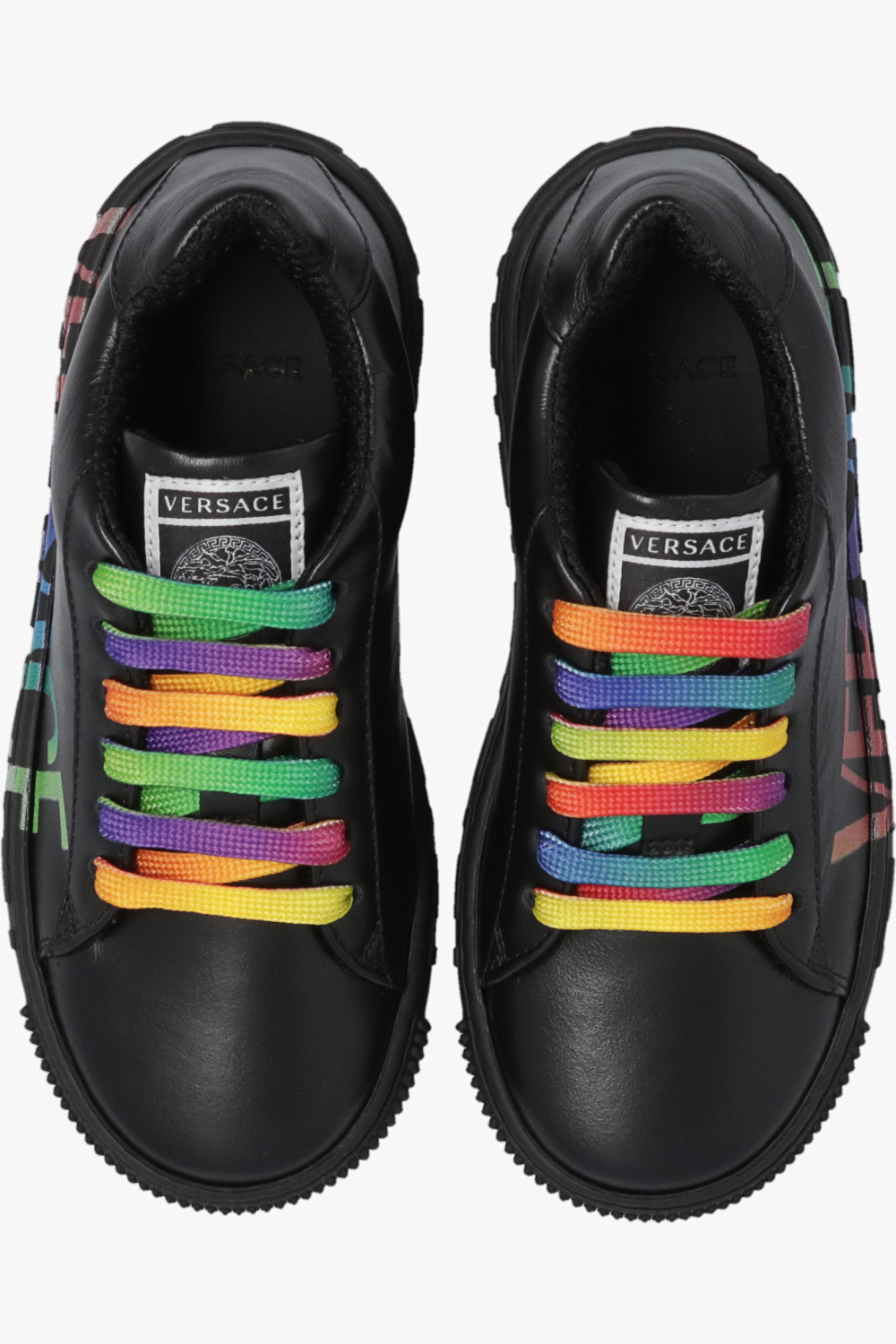 Versace Kids Leather sneakers