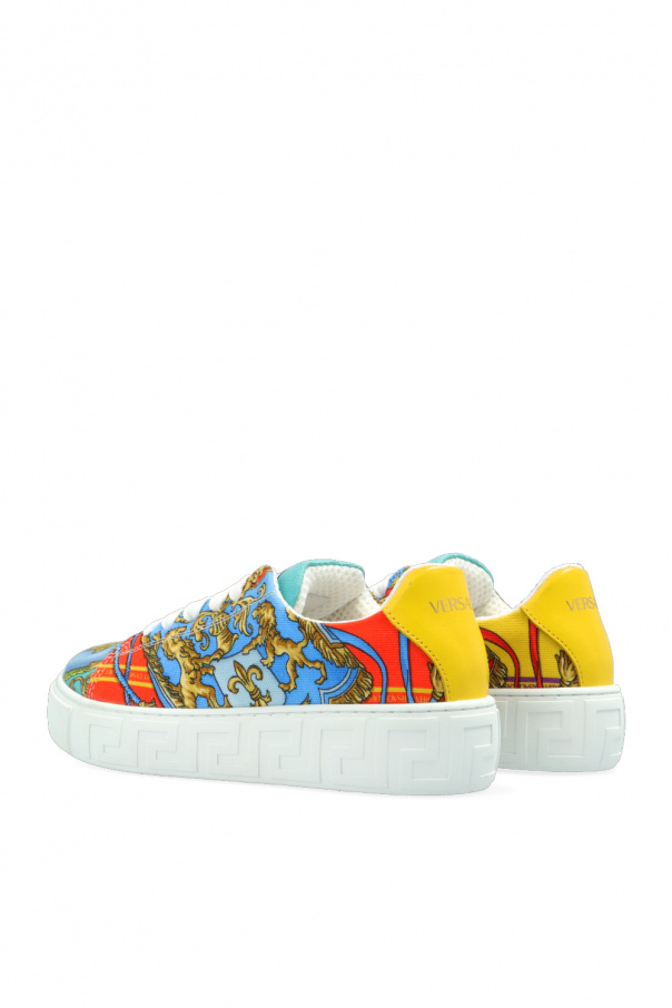 Versace Kids Patterned zapatillas